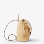 FENDI Backpack Beige shearling backpack - Image 2